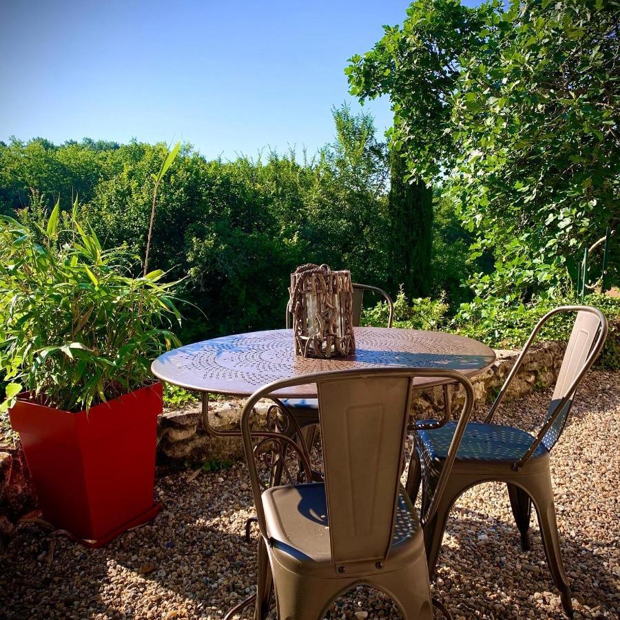 Gite La Canopee A Duras - Piscine 外观 照片